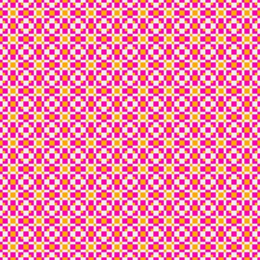 Soyut çapraz desenli üretken hesaplama sanatı çizimi