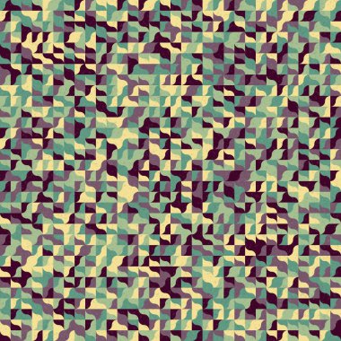 Soyut Geometrik Desen üretken hesaplama sanatı çizimi 