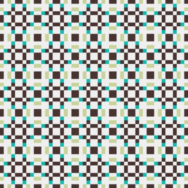 Soyut çapraz desenli üretken hesaplama sanatı çizimi