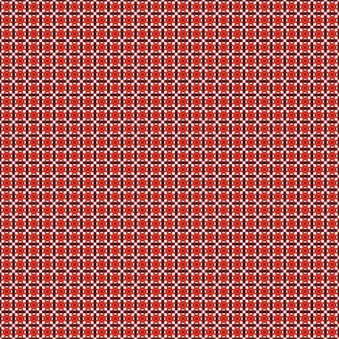 Soyut çapraz desenli üretken hesaplama sanatı çizimi