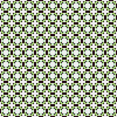 Soyut çapraz desenli üretken hesaplama sanatı çizimi