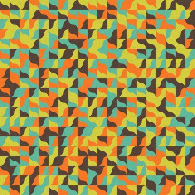 Soyut Geometrik Desen üretken hesaplama sanatı çizimi 