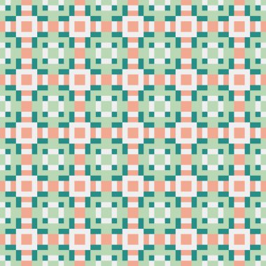 Soyut çapraz desenli üretken hesaplama sanatı çizimi