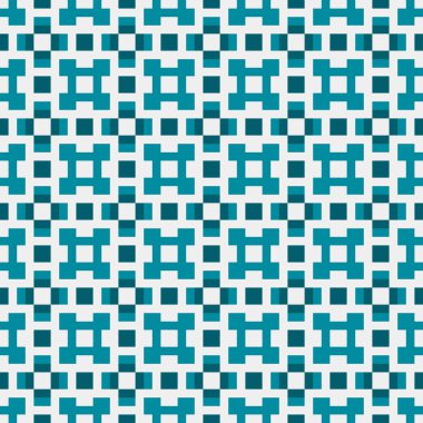 Soyut çapraz desenli üretken hesaplama sanatı çizimi