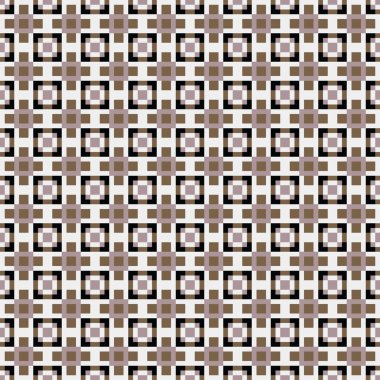 Soyut çapraz desenli üretken hesaplama sanatı çizimi