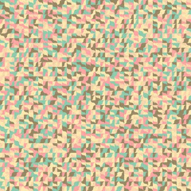 Soyut Geometrik Desen üretken hesaplama sanatı çizimi 