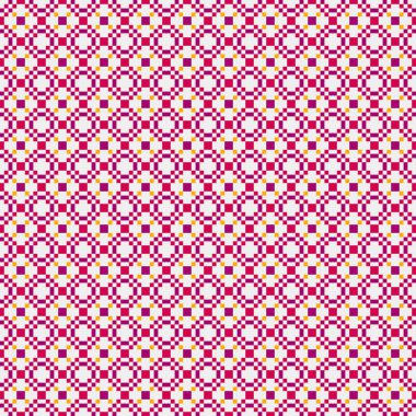 Soyut çapraz desenli üretken hesaplama sanatı çizimi