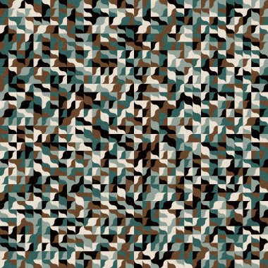 Soyut Geometrik Desen üretken hesaplama sanatı çizimi 