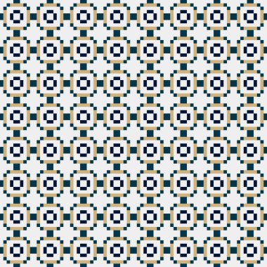 Soyut çapraz desenli üretken hesaplama sanatı çizimi