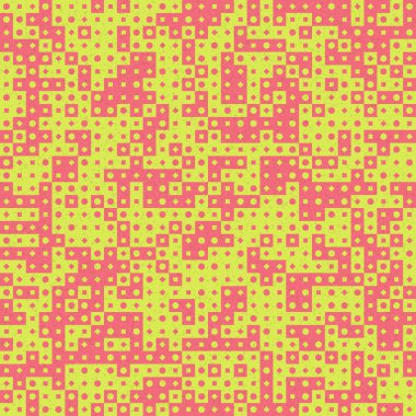 Soyut Geometrik Desen üretken hesaplama sanatı çizimi 