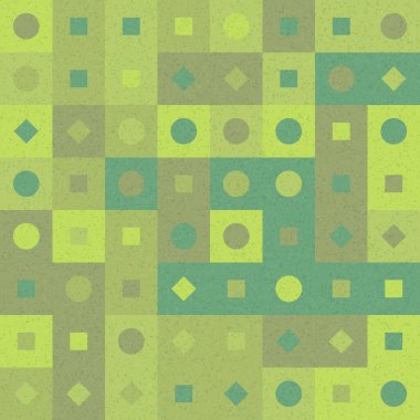 Soyut Geometrik Desen üretken hesaplama sanatı çizimi 