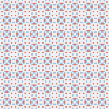 Soyut çapraz örüntü üretken hesaplama sanatı, vektör illüstrasyonu