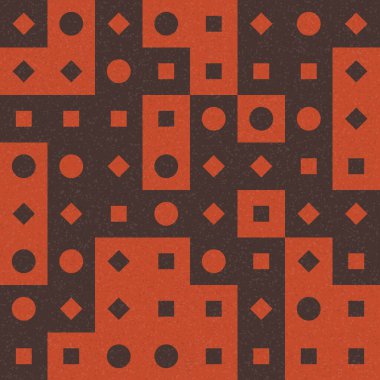 Soyut Geometrik Desen Üretken hesaplama sanatı 