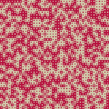 Üretken hesaplama sanatıyla soyut geometrik desen