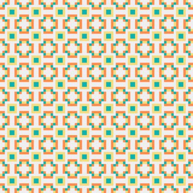 Soyut çapraz örüntü üretken hesaplama sanatı, vektör illüstrasyonu