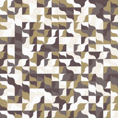 Üretken hesaplama sanatıyla soyut geometrik desen