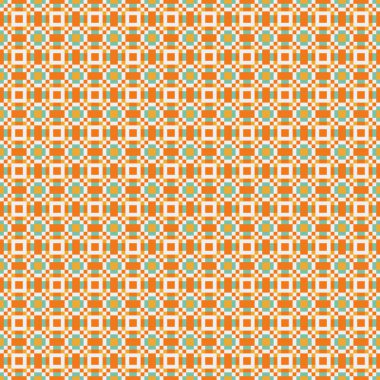 Soyut çapraz örüntü üretken hesaplama sanatı, vektör illüstrasyonu