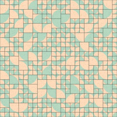 Soyut Geometrik Desen üretken hesaplama sanatı çizimi