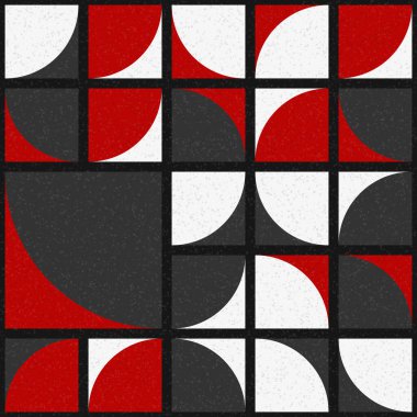 Soyut mozaik geometrik desen üretken hesaplama sanatı çizimi