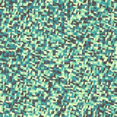 Üretken hesaplama sanatıyla soyut geometrik desen 