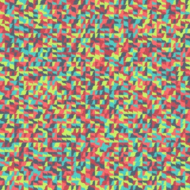 Üretken hesaplama sanatıyla soyut geometrik desen 