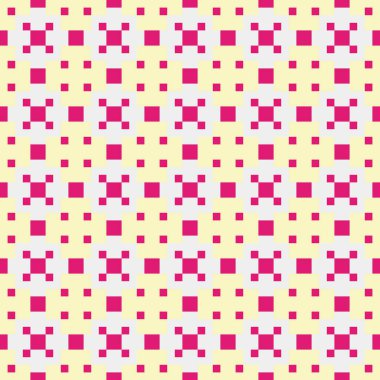 Soyut çapraz örüntü üretken hesaplama sanatı, vektör illüstrasyonu