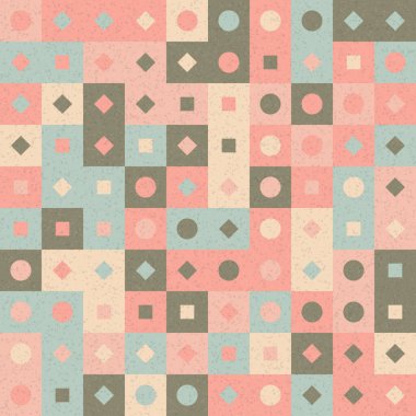 Üretken hesaplama sanatıyla soyut geometrik desen