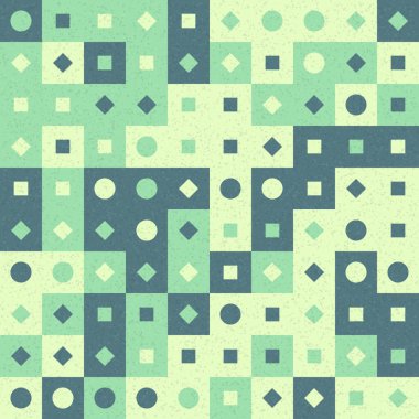 Üretken hesaplama sanatıyla soyut geometrik desen