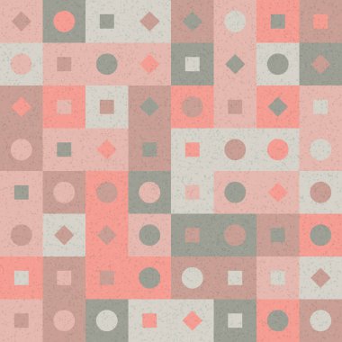 Üretken hesaplama sanatıyla soyut geometrik desen