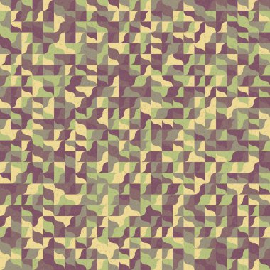 Üretken hesaplama sanatıyla soyut geometrik desen