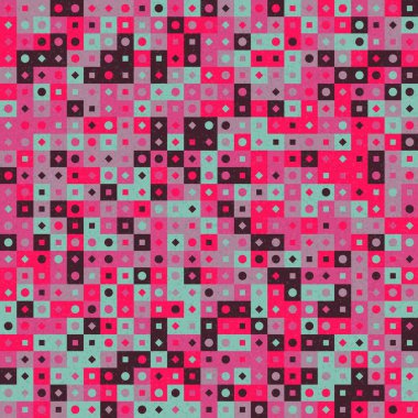 Soyut Geometrik Desen Üretken hesaplama sanatı 