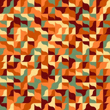 Üretken hesaplama sanatıyla soyut geometrik desen