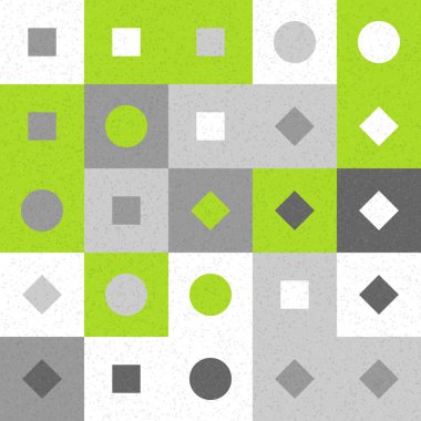 Üretken hesaplama sanatıyla soyut geometrik desen