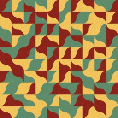 Üretken hesaplama sanatıyla soyut geometrik desen 