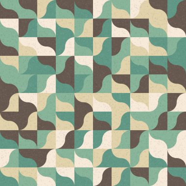 Üretken hesaplama sanatıyla soyut geometrik desen