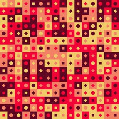 Soyut Geometrik Desen Üretken hesaplama sanatı 