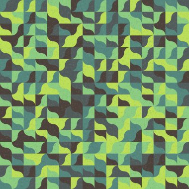 Soyut Geometrik Desen Üretken hesaplama sanatı 