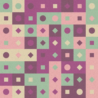 Soyut Geometrik Desen Üretken hesaplama sanatı 