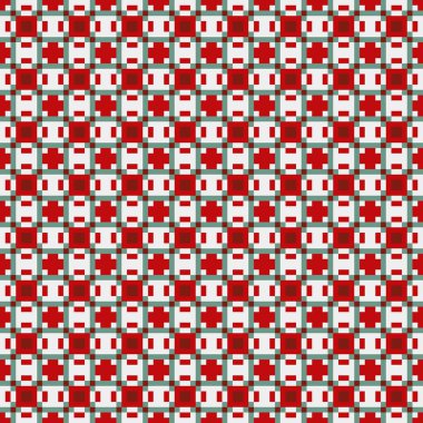 Soyut çapraz örüntü üretken hesaplama sanatı, vektör illüstrasyonu