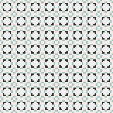 Soyut çapraz örüntü üretken hesaplama sanatı, vektör illüstrasyonu