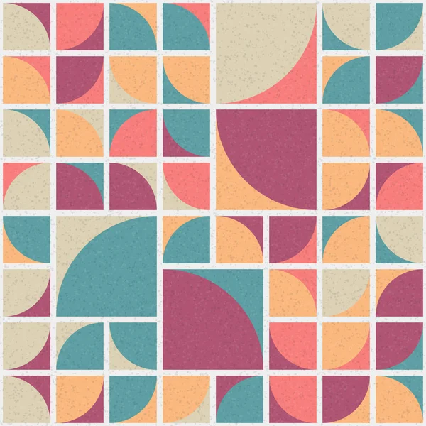 Soyut mozaik geometrik desen üretken hesaplama sanatı çizimi