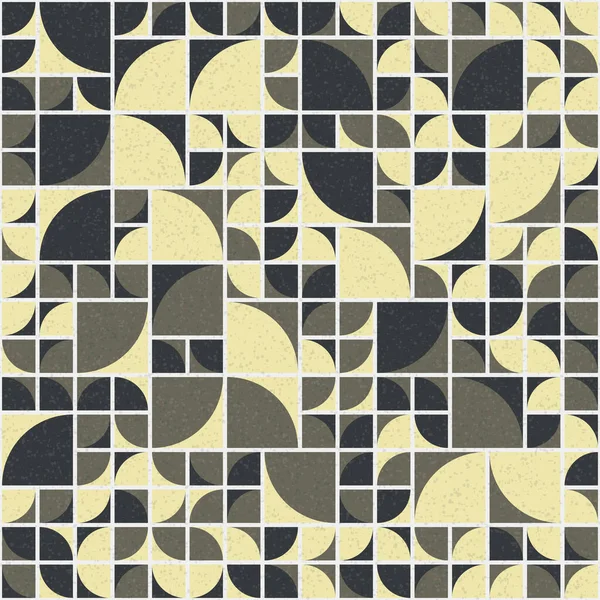 Soyut mozaik geometrik desen üretken hesaplama sanatı çizimi