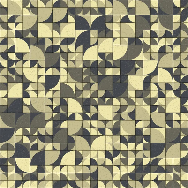 Soyut mozaik geometrik desen üretken hesaplama sanatı çizimi