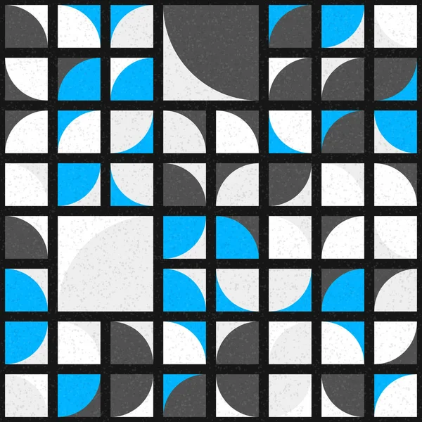 Soyut mozaik geometrik desen üretken hesaplama sanatı çizimi