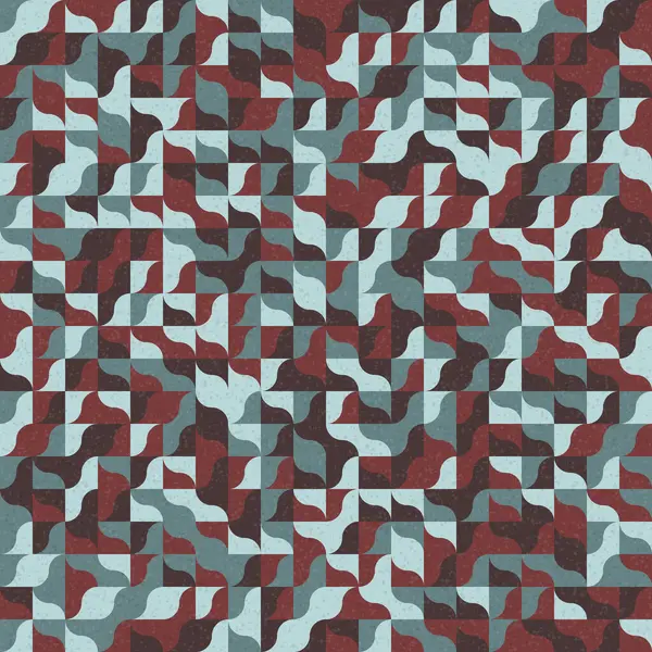 Üretken hesaplama sanatıyla soyut geometrik desen 