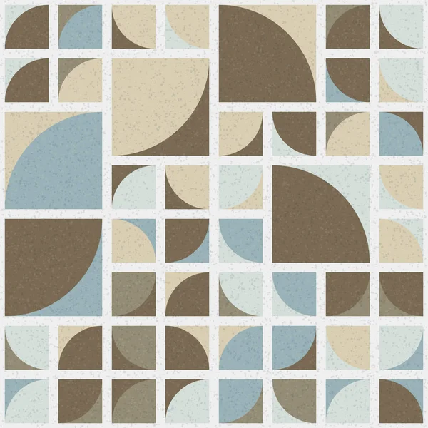 Soyut mozaik geometrik desen üretken hesaplama sanatı çizimi