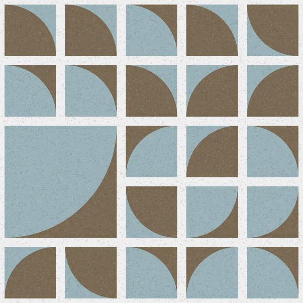 Soyut mozaik geometrik desen üretken hesaplama sanatı çizimi