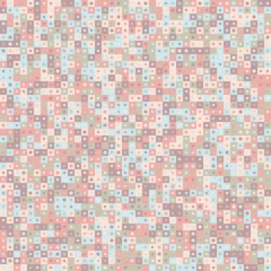 Soyut Geometrik Desen üretken hesaplama sanatı çizimi