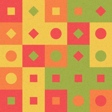 Soyut Geometrik Desen Üretken hesaplama sanatı 