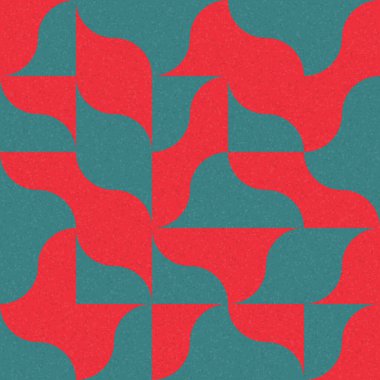 Üretken hesaplama sanatıyla soyut geometrik desen